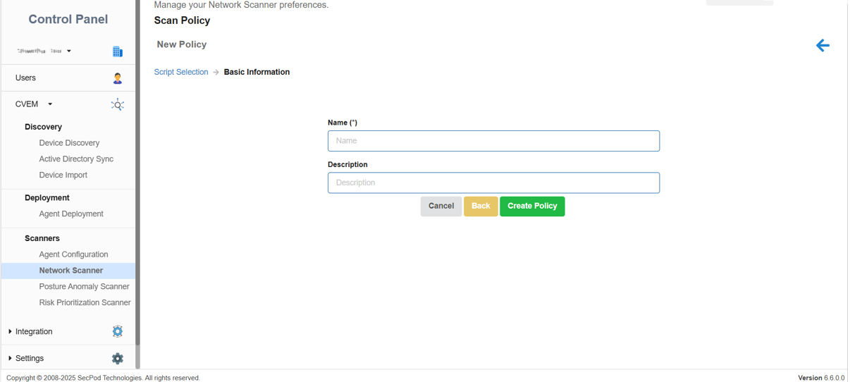Manage Network Scanner Tasks