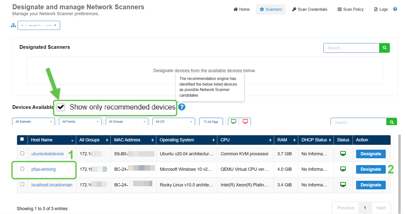 Manage Network Scanner Tasks